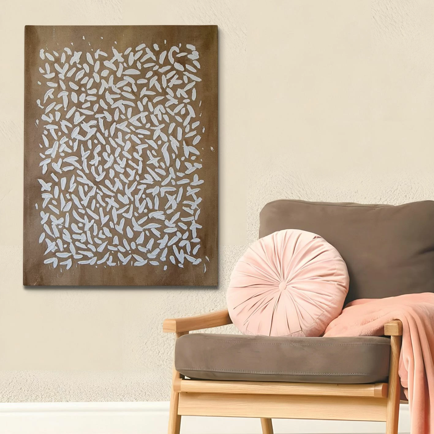 Pikturë dekorative me vaj, Wallity, OP10074 - 70100, shumëngjyrëshe, 70x100cm