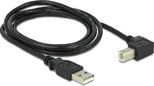 Kabllo USB DeLOCK USB 2.0-A në USB 2.0-B, 1 m, e zezë