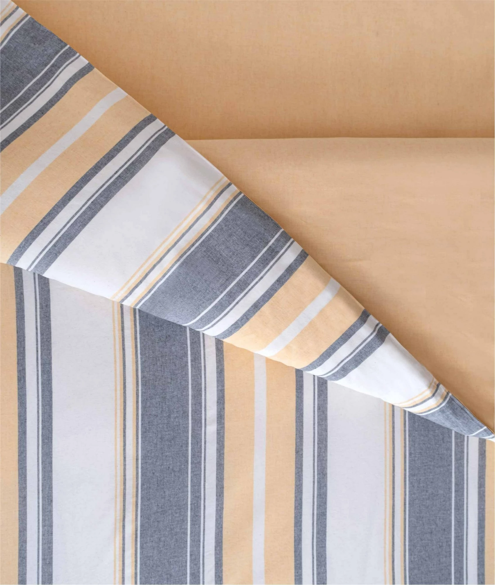 Set mbulesë për jorgan dopio, L'essentiel, Viento, ngjyrë e verdhë