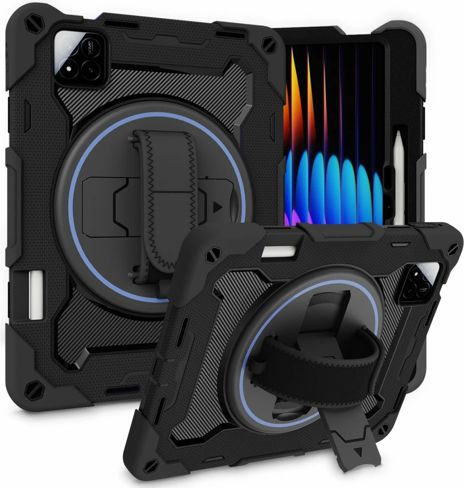 Mbështjellës Tech-Protect Solid për Xiaomi Pad 7 / 7 Pro, i zi