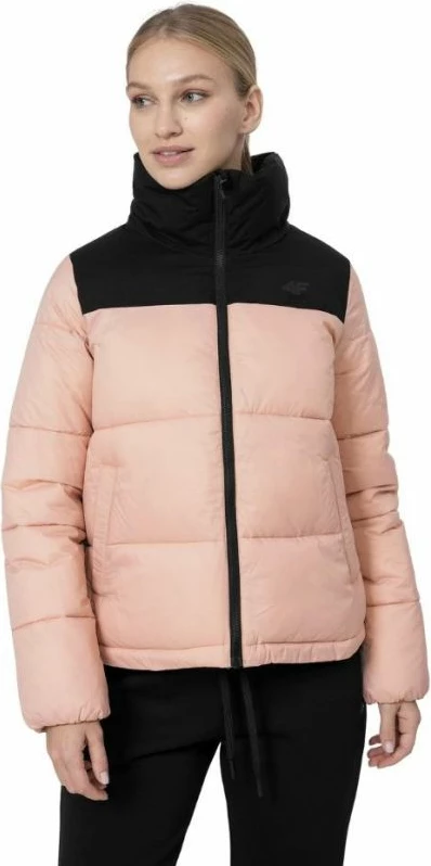 Jakne për femra 4F, ngjyrë koral pluhur