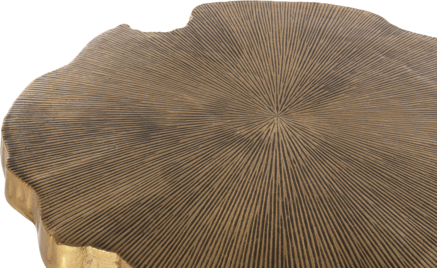 Tavolinë kafeje ANGUL, metal, ngjyrë ari-zi, FH4263, 62x62x44H cm