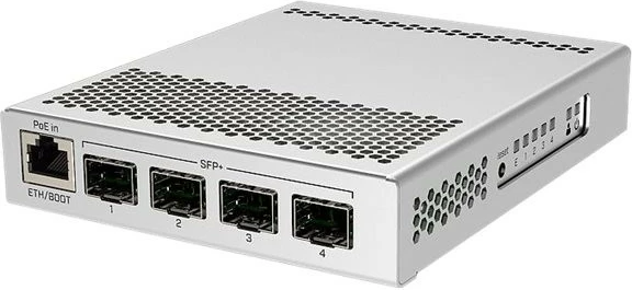 Switch MikroTik CRS305-1G-4S+IN, Managed, Gigabit Ethernet (10/100/1000), PoE, Bardhë