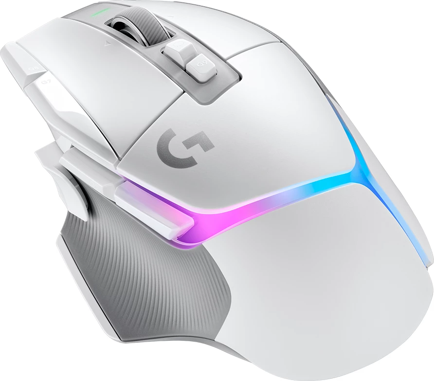 Maus gaming LOGITECH G502 X Plus LIGHTSPEED RGB wireless 2.4GHz, i bardhë, EER2