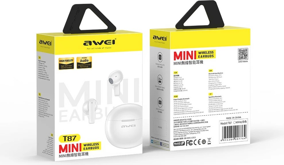 Kufje Me Bluetooth AWEI T87