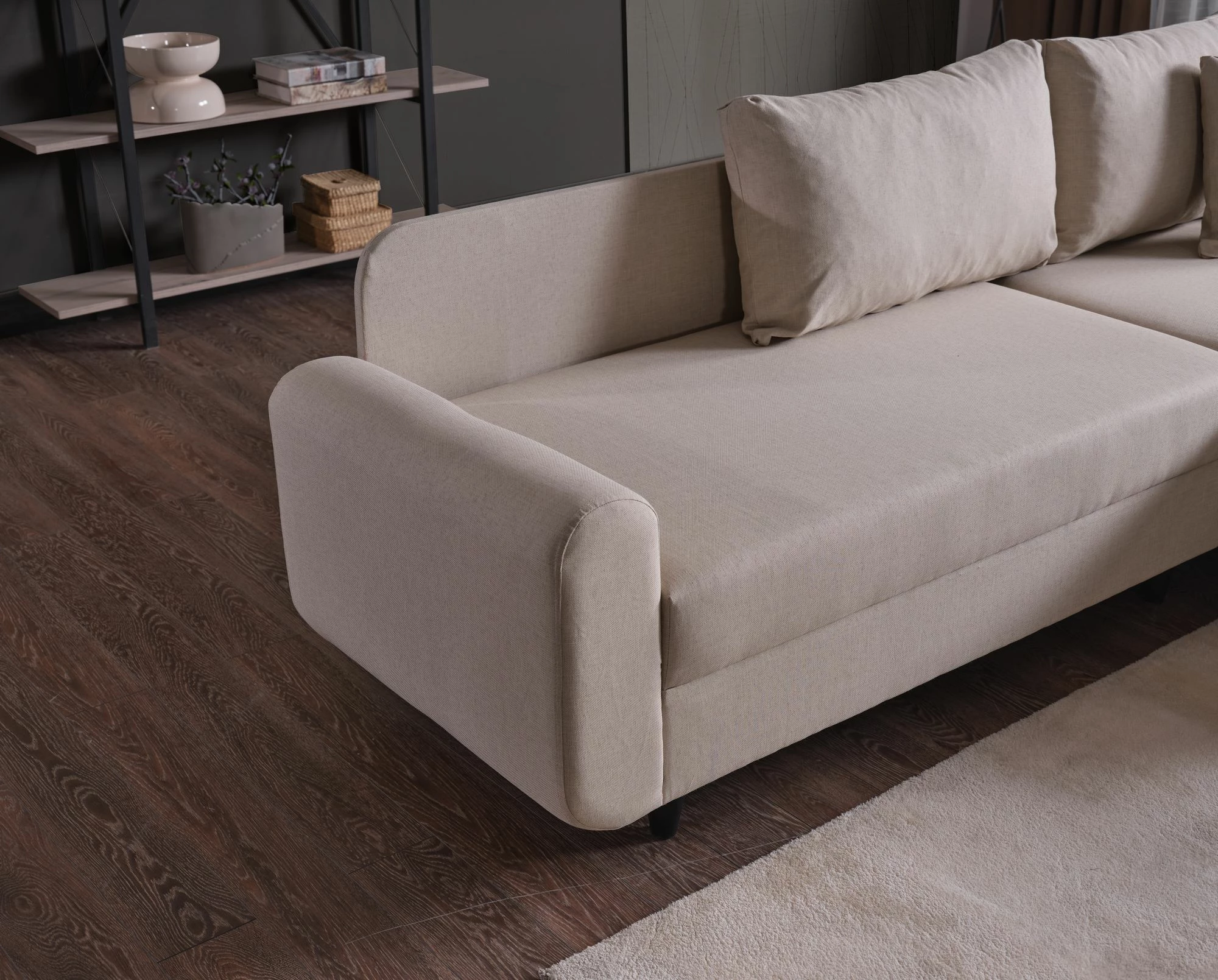 Kënd divan-krevat Flavia, bezhë, Atelier del Sofa