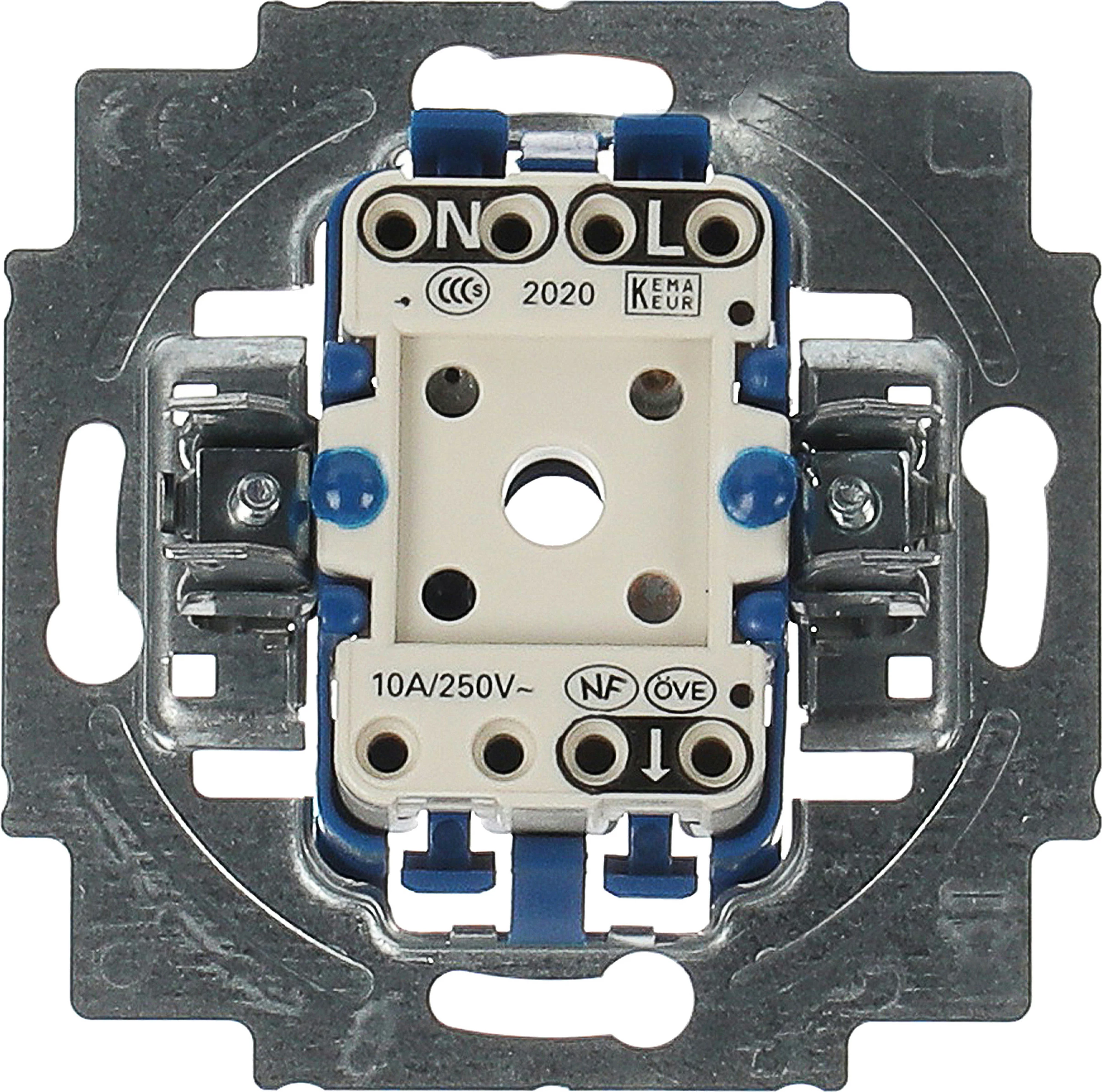 Mekanizëm ndërprerësi Busch-Jaeger 2CKA001413A0475, IP20, blu