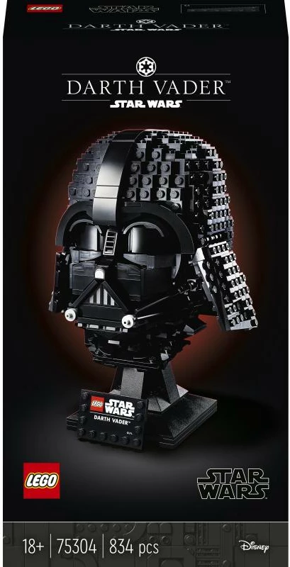 set ndërtimi LEGO Star Wars Darth Vader Helmet 75304, 834 pjesë, 18+