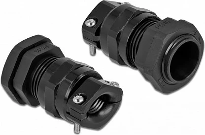 Glandë kablli DeLOCK PG16, IP68, për kabllo 10-14 mm, e zezë