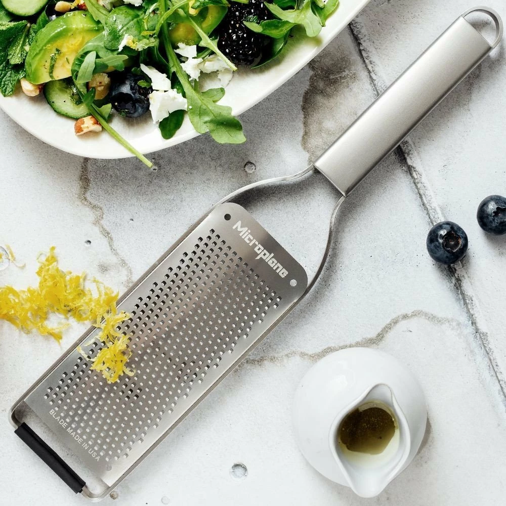 Rendëse kuzhine Bruder Microplane Professional Fine MP-59004, inox, argjendtë