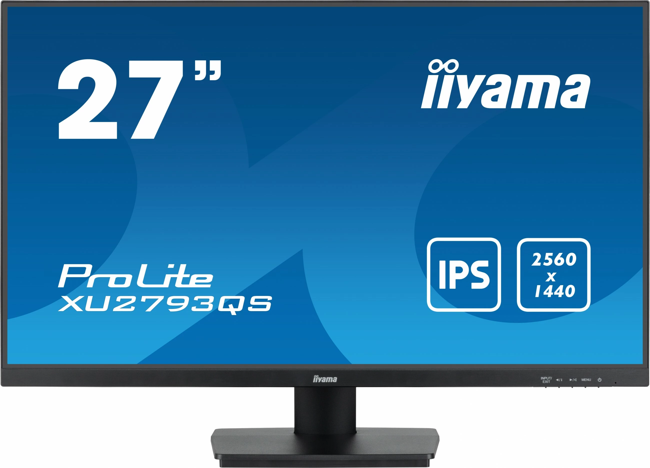 Monitor iiyama ProLite XU2793QS-B7, 27", 2560 x 1440, 4K Ultra HD, LED, E zezë