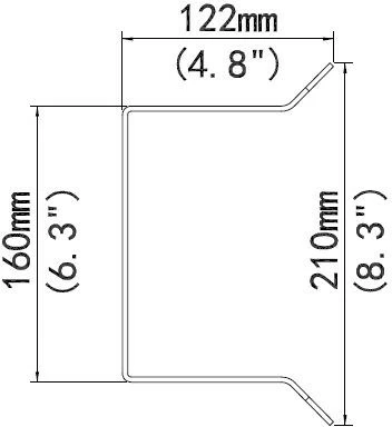 Mbajtës qoshe ALLNET për ALL-CAM2498-LEP, i bardhë