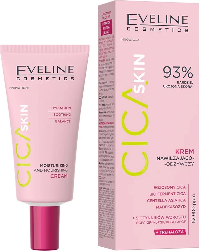 Krem hidratues dhe ushqyes për fytyrë Eveline Cosmetics Cica Skin për femra 50ml