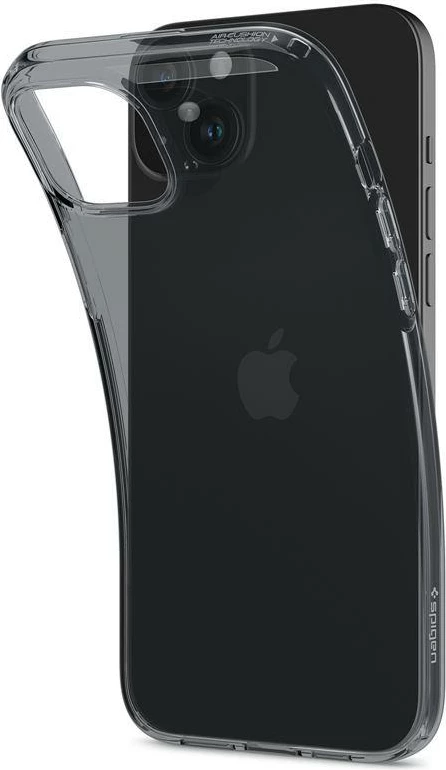 Mbështjellës Spigen Crystal Flex për iPhone 15 Plus, Gri-Transparent
