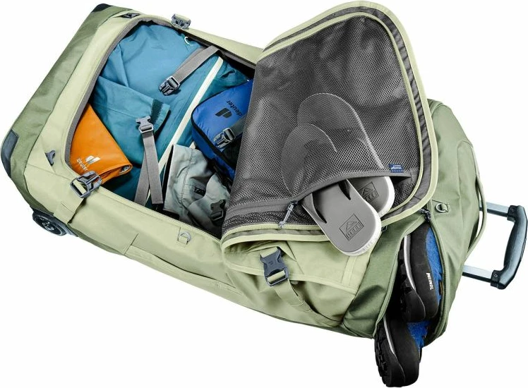 Çantë udhëtimi Deuter Duffel Pro Movo 90 3501225-1213, mineral-grove