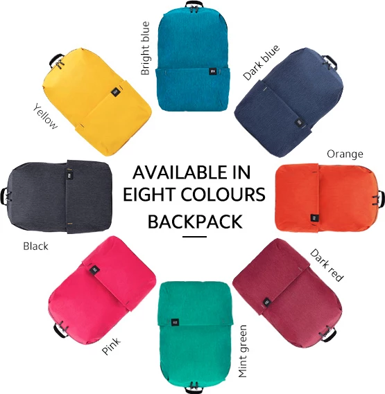 Çantë shpine Xiaomi Mi Casual Daypack 10 L, e zezë