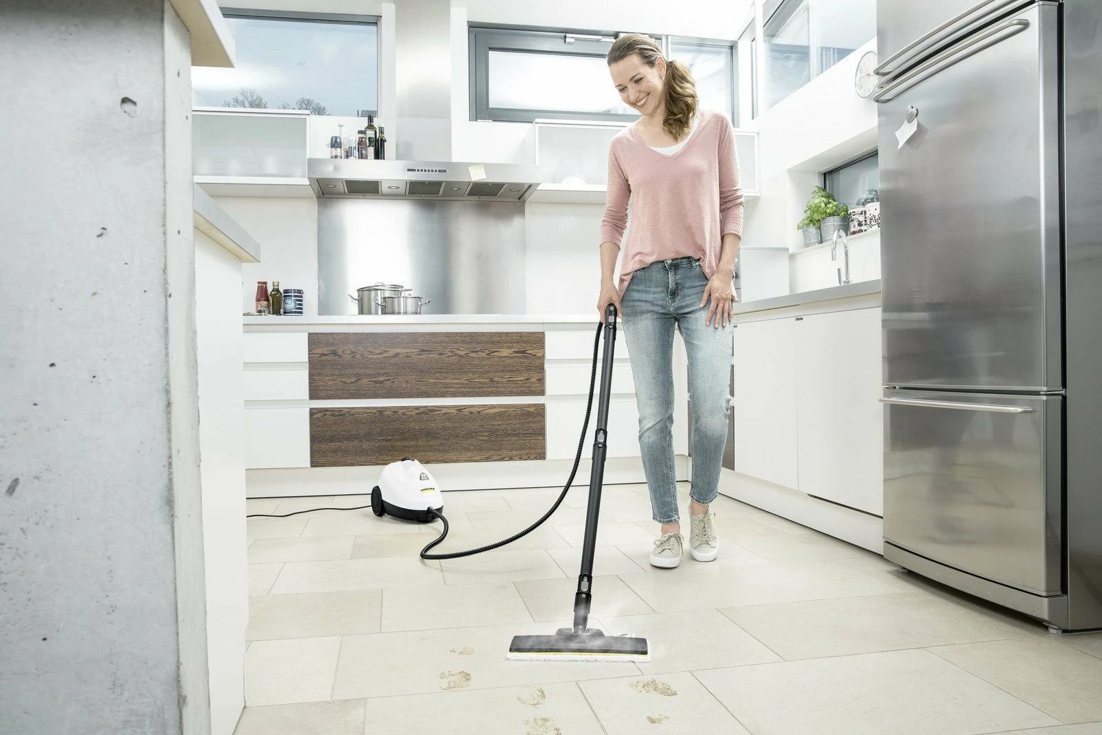 Pastrues me avull Karcher SC 2 EasyFix (1.512-600.0) 1500 W, 1 L, 3.2 bar, i bardhë