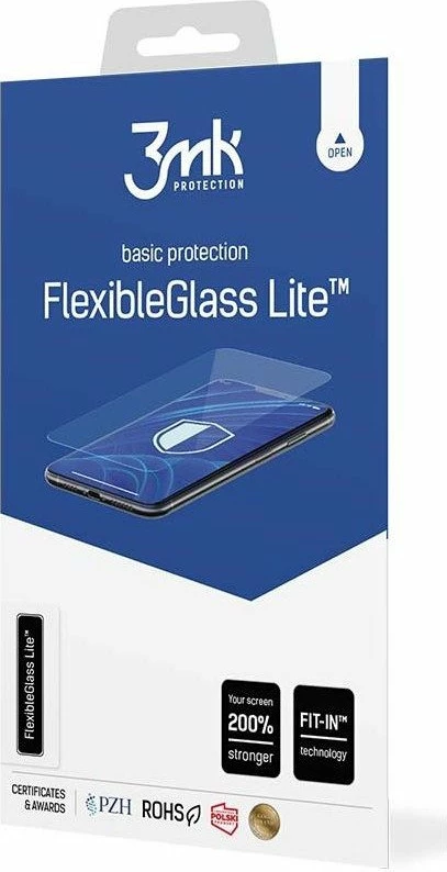 Xham mbrojtës hibrid 3MK FlexibleGlass Lite për Nokia 230 Dual SIM (2024), 0.16 mm, 6H, 1 copë
