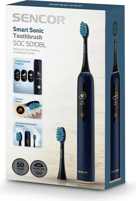 Furçë elektrike për dhëmbë Sencor SOC 5010BL Smart sonic, blue