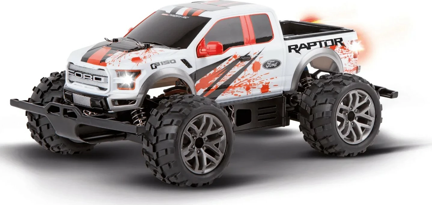 Makina me telekomandë Carrera Ford F-150 Raptor, 2.4GHz, e bardhë