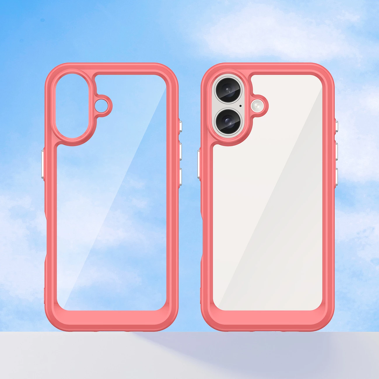 Mbështjellës Hurtel Outer Space Case për iPhone 16, i kuq