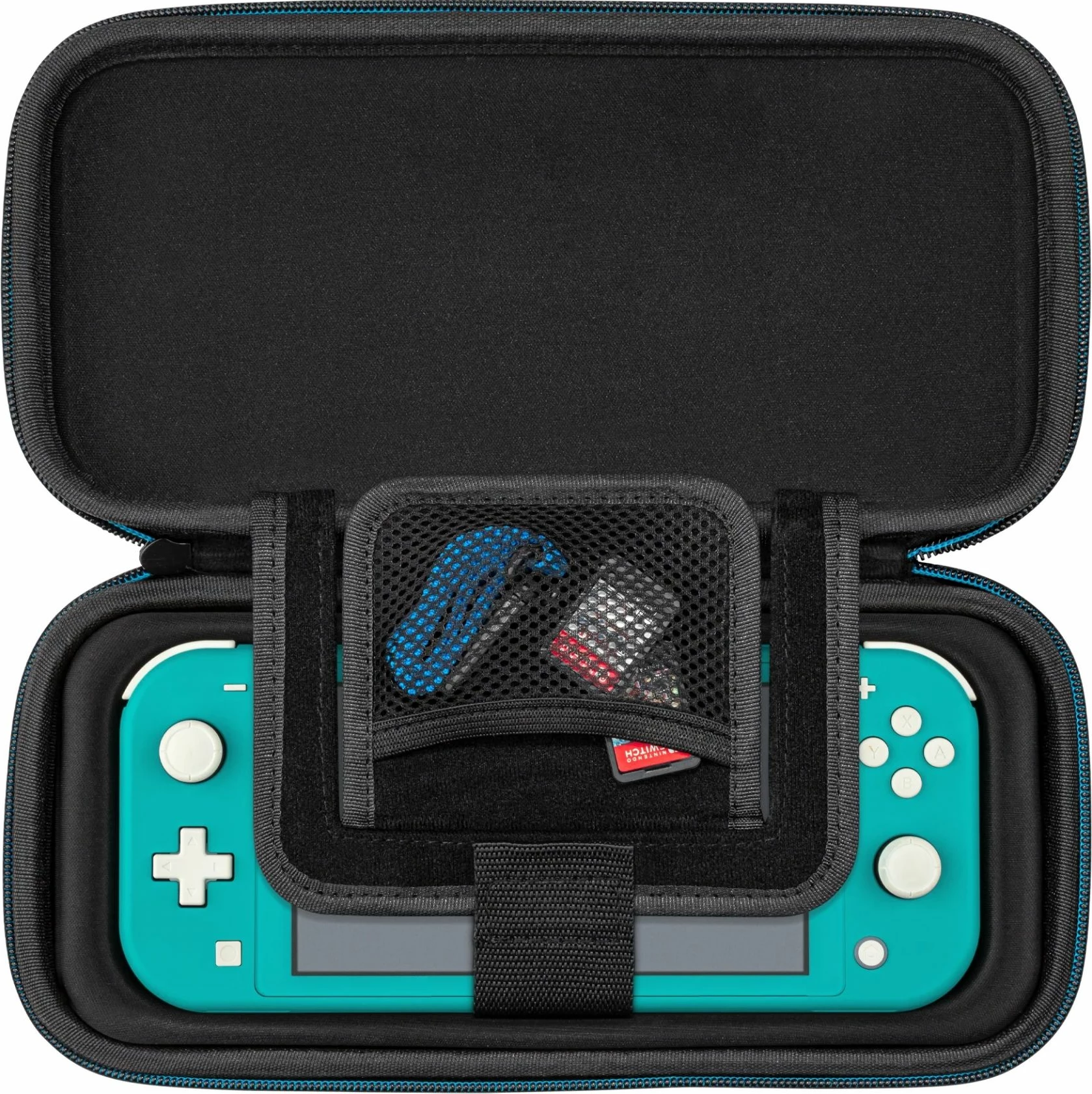 Kasë udhëtimi PDP Mario Escape për Nintendo Switch/Lite/OLED, me stand të integruar, bardhë me kaltër