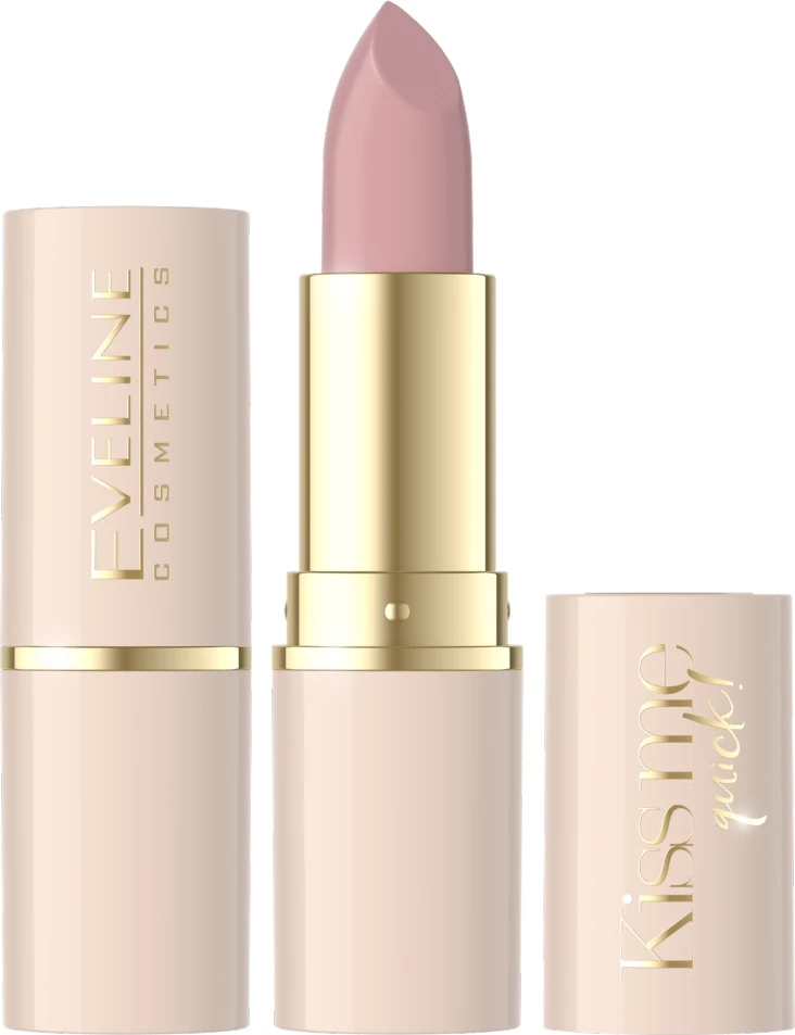 Buzëkuq për femra Eveline Cosmetics Kiss Me Quick! Soft Matt Effect 02, 4.2g