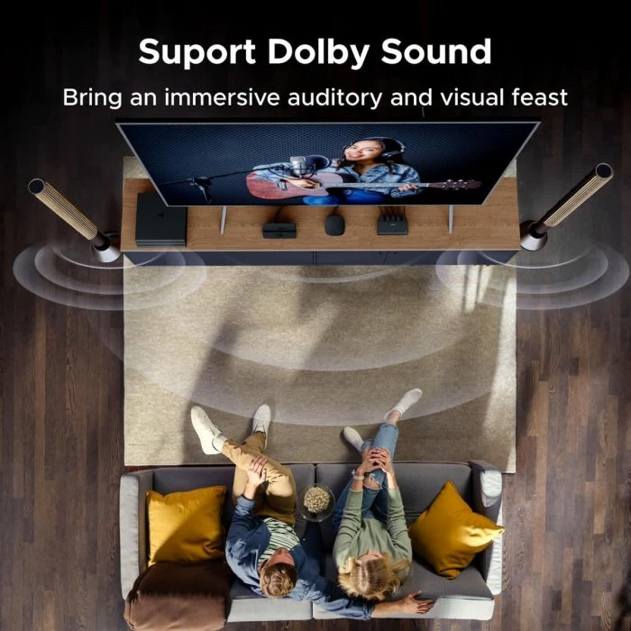 Switch HDMI UGREEN 55857 3-hyrje/1-dalje 4K@60Hz HDR10+ me telekomandë, i zi