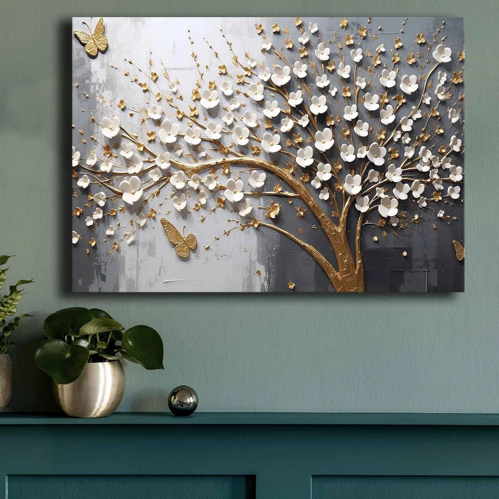 Pikturë dekorative në kanavacë, shumëngjyrëshe, Wallity, 70x100cm