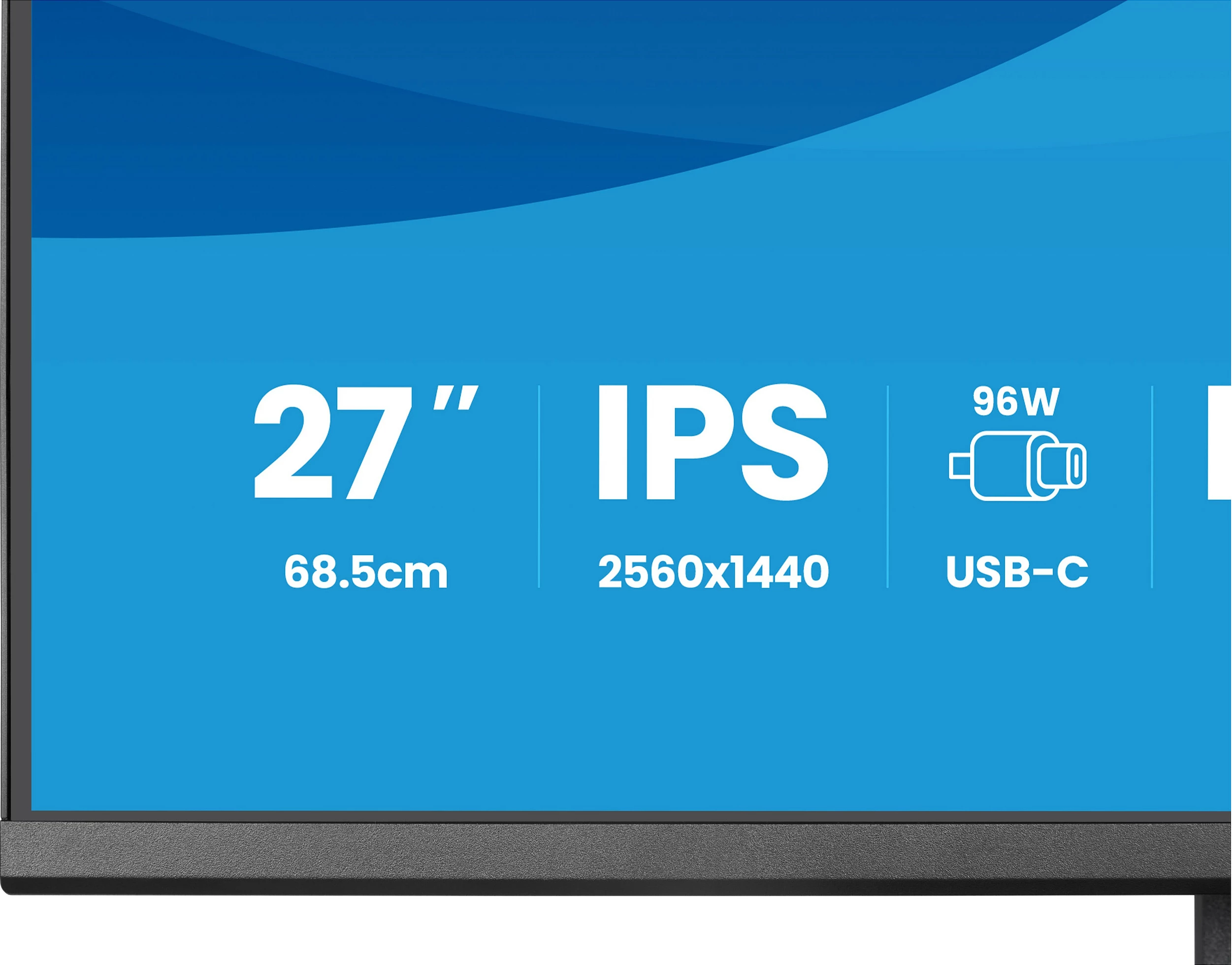 Monitor iiyama ProLite XB2797QSNPH-B1, 27" QHD IPS, 75Hz, 1ms, USB-C 96W, HDMI/DisplayPort, kamerë, i zi