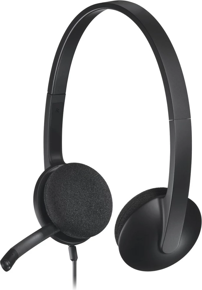 Kufje Logitech H340 me mikrofon, USB, të zeza 2