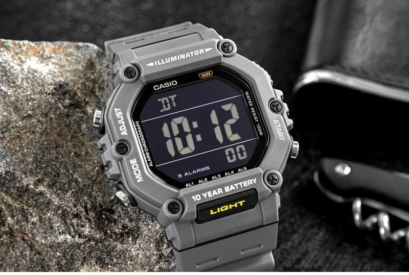 Orë dore për meshkuj CASIO AE-1600H-8BVEF, gri, me kuti