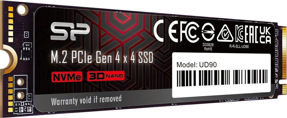 SSD Silicon Power UD90, 4 TB, PCI Express 4.0