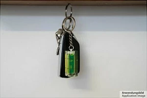 Libelë mini me varëse çelësash Kabelmeister, transparente verdhë-jeshile