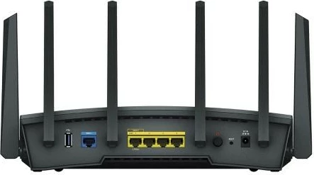 Ruter wireless Synology RT6600ax, Wi-Fi 6, 4x1.8GHz, 1GB RAM, 2.5GbE, i zi