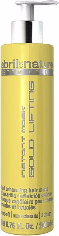 Maskë për flokë kaçurrela abril et nature Gold Lifting Instant për femra, 200ml