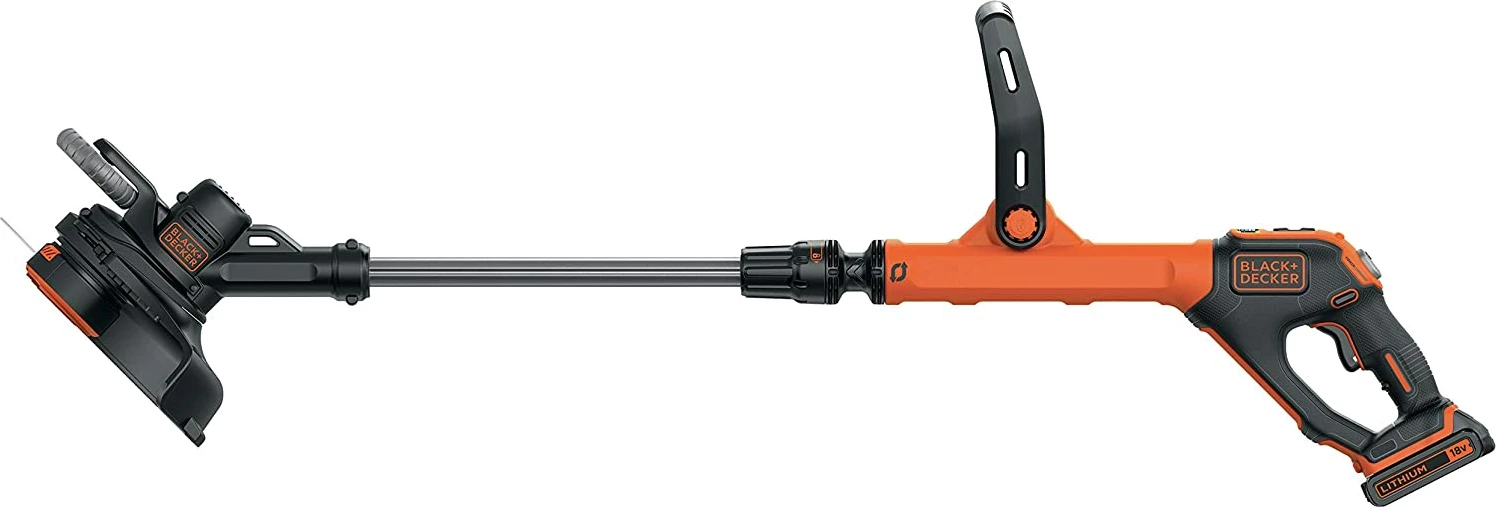 Trimmer bari me bateri Black&Decker STC1820EPC 18V 2.0Ah portokalli/zi, me bateri dhe karikues