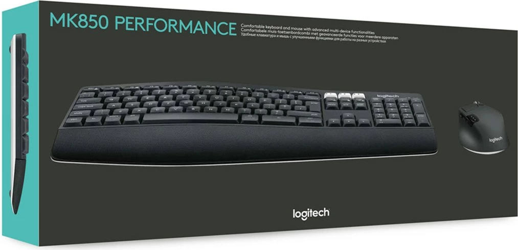 Set tastierë dhe maus Logitech MK850 Performance, pa tela, i zi