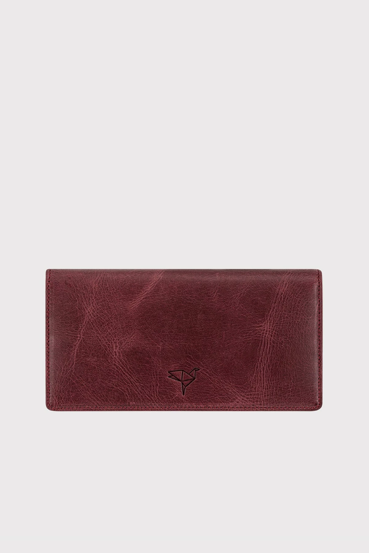 Portofol për burra, ngjyrë e kuqe claret, Zoozie Bags, Hamburg