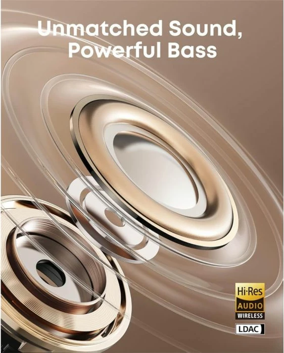 Kufje ANKER Soundcore AeroClip A3388G21, wireless open-ear clip-on, Bluetooth 5.4, 32 orë bateri, IPX4, të bardha