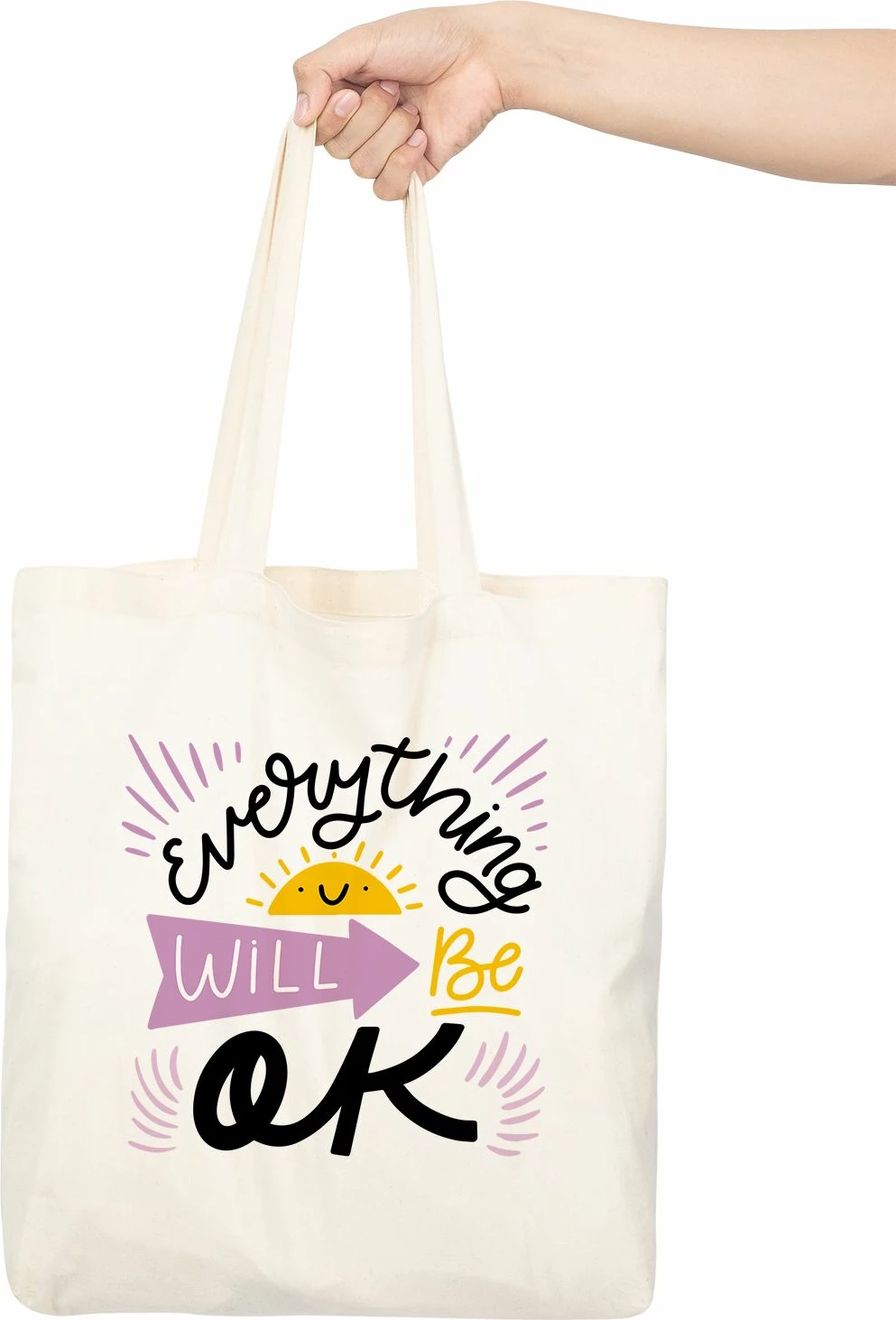 Çantë tote Zoozie Bags, model Tote 8, shumëngjyrëshe