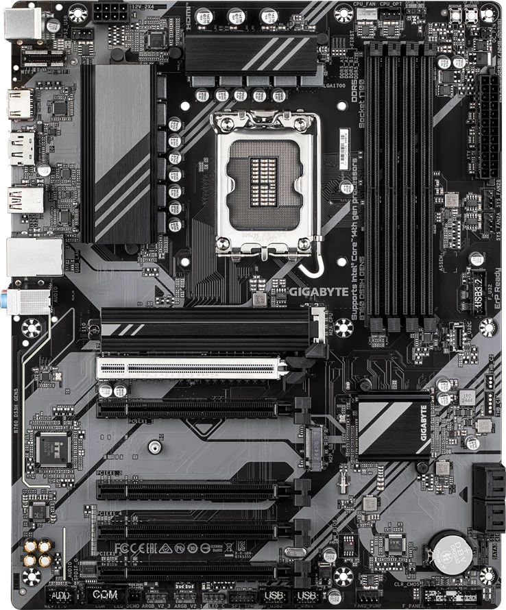 Pllakë amë GIGABYTE B760 DS3H GEN5, Intel B760, LGA1700, DDR5 4x, ATX