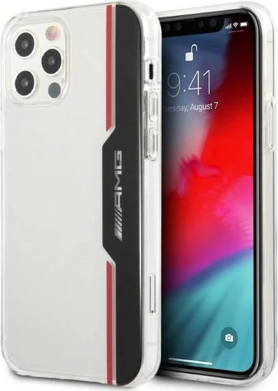 Mbështjellës Mercedes AMG Electroplate për iPhone 12 / iPhone 12 Pro, transparent