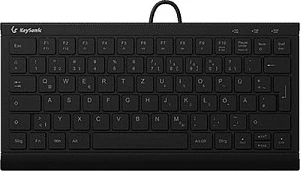Tastierë KeySonic KSK-5011ELC, QWERTZ, LED, USB, e zezë