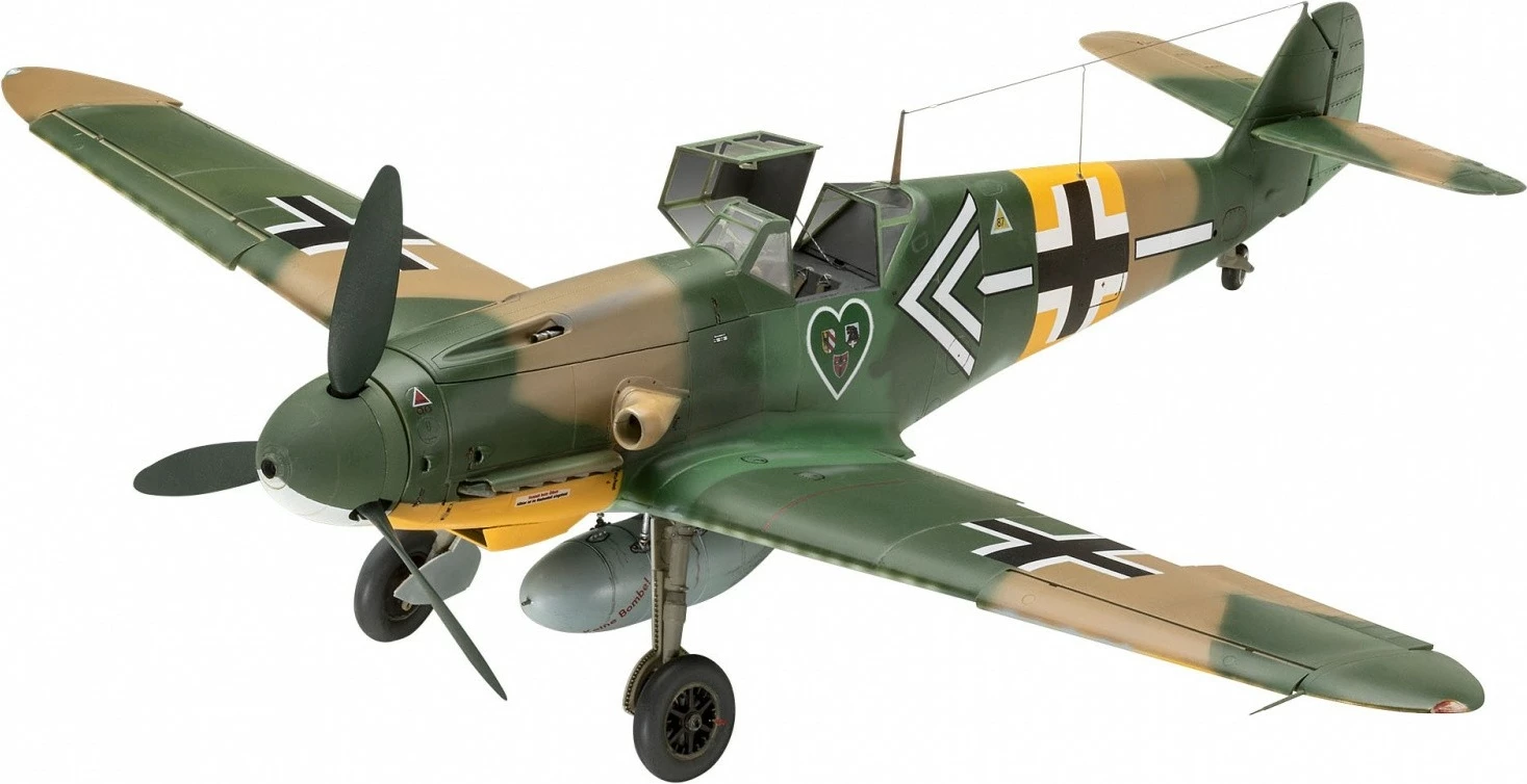 Model plastik Revell Messerschmitt BF 109G-2/4, 1:32, 184 pjesë