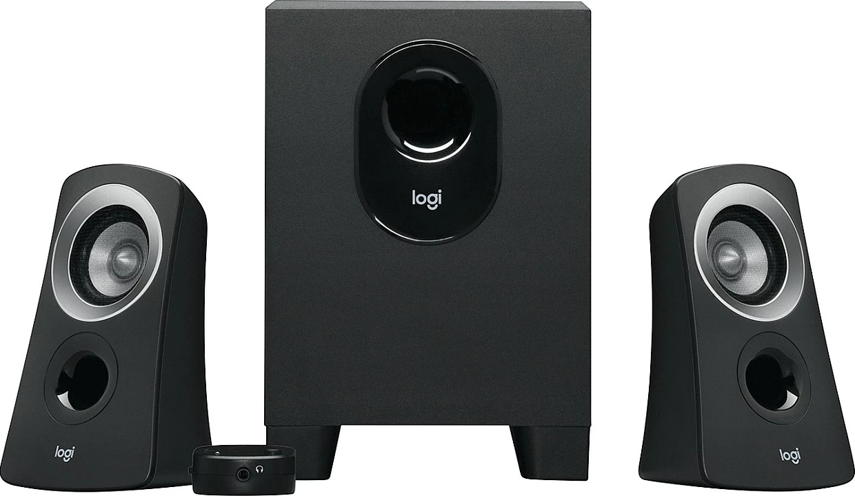 Sistem zëri Logitech Z313, 2.1 kanale, 25 W, PC, e zezë