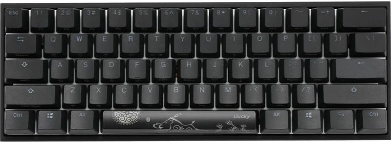 Tastierë mekanike mini me mi gaming Ducky Mecha Mini, e zezë