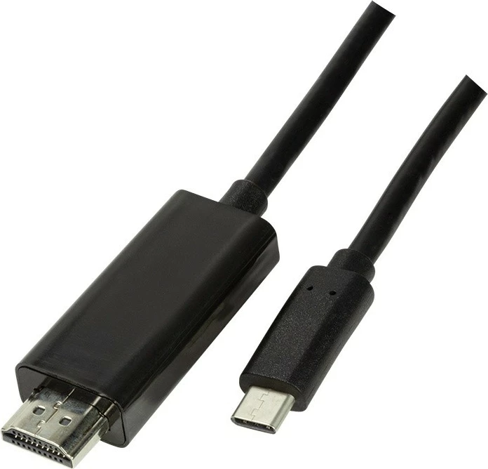 Kabllo LogiLink UA0330 USB-C në HDMI 3m, e zezë