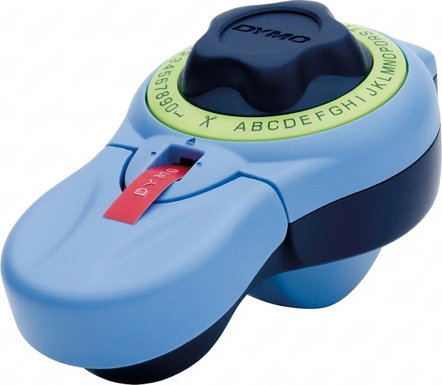 Aparat etiketues manual Dymo Junior, emboss, blu
