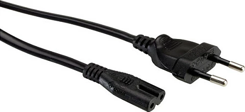 Kabllo rryme ROLINE Euro, CEE7/16 në IEC C7, 1.8 m, 250 V 2.5 A, e zezë